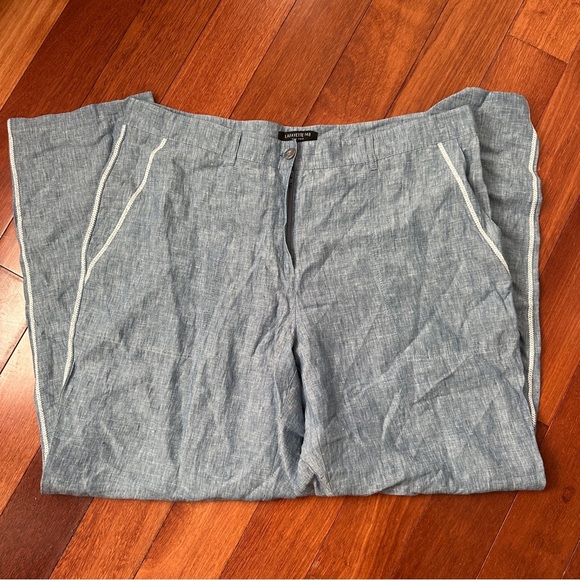 Lafayette 148 Linen Blend Pants | Size 14 - Picture 4 of 9